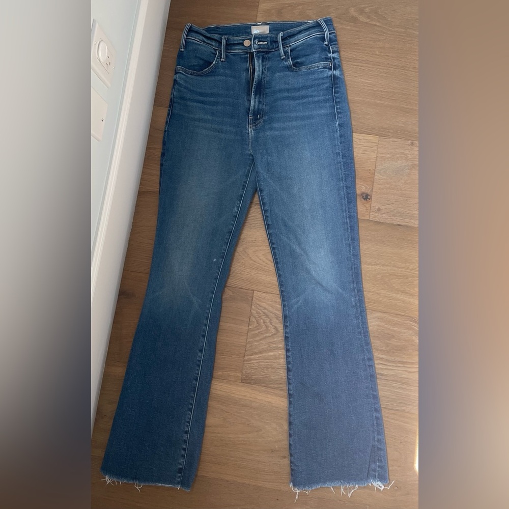 MOTHER Hustler Ankle Fray in Grasping at Straws